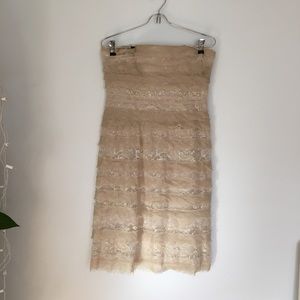 🌻Strapless cocktail dress